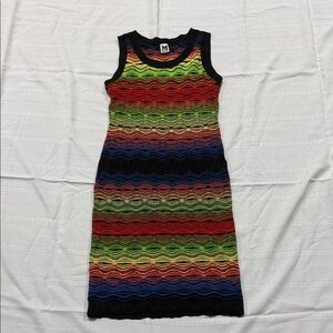 Missoni Vibrant Wave Pattern sleeveless Dress